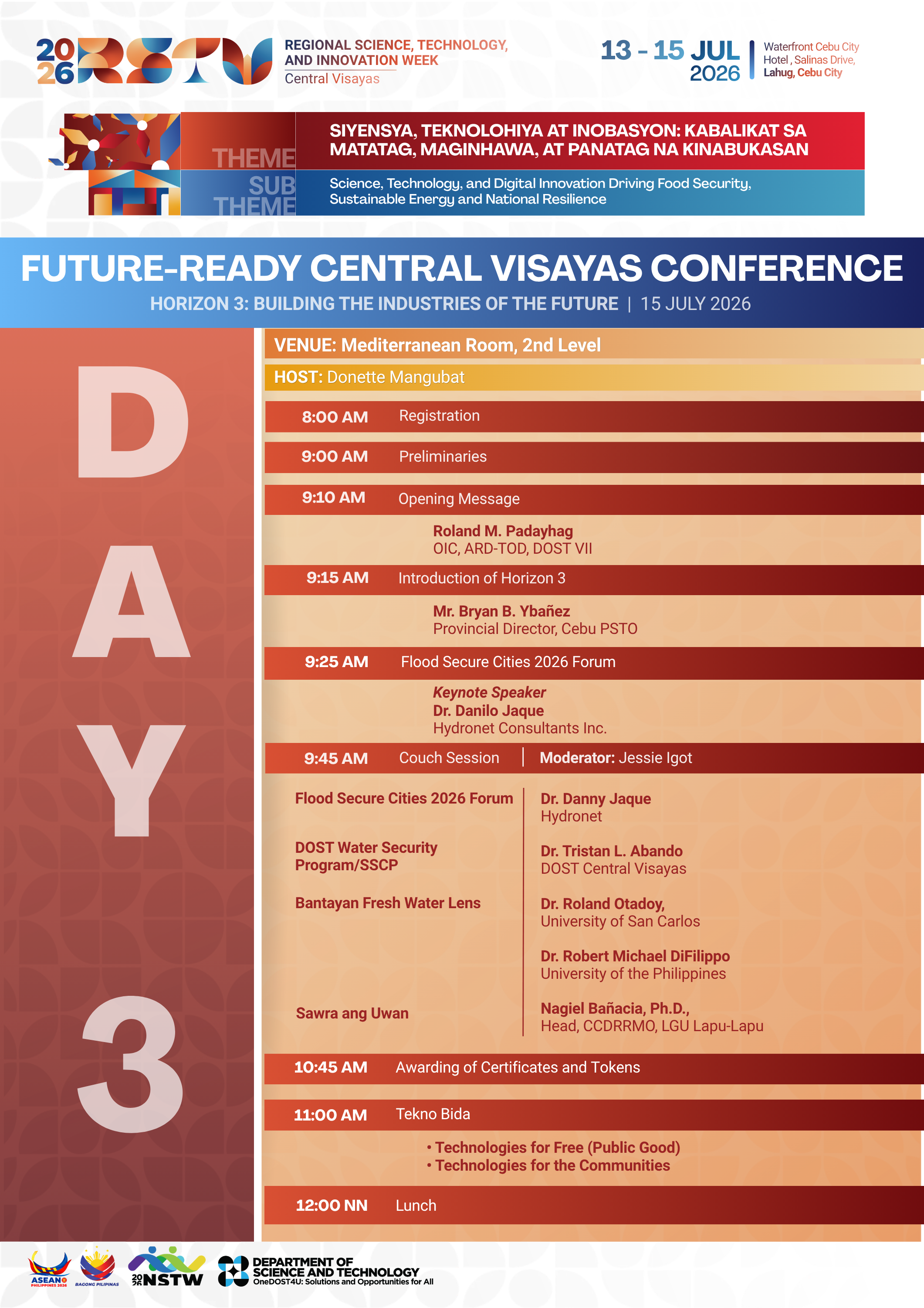 RSTW 2026 Program Day 3 page 1
